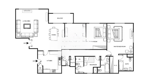 3BR Apartment JBR Murjan