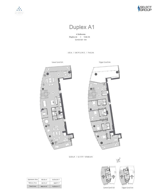 4BR Duplex Six Senses Residences Dubai Marina