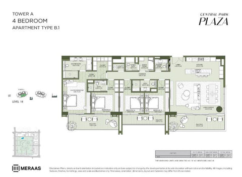 4BR Central Park Plaza