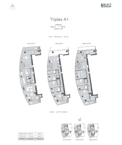 5BR Triplex Six Senses Residences Dubai Marina