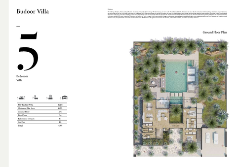 5BR VIlla Budoor Villas - Al Jurf Gardens