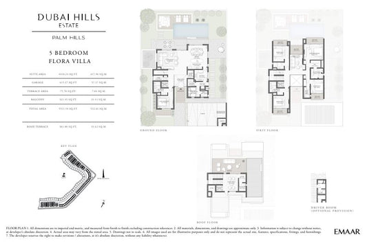 5BR Villa Palm Hills by Premier Heights Real Estates in Dubai 