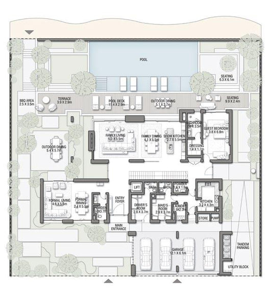 7BR Frond Coral Villas - Cranberry Sky