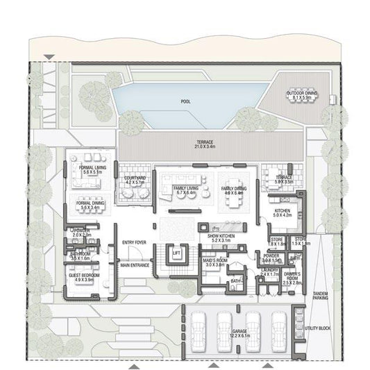 7BR Frond Coral Villas - Hibiscus by Premier Heights Real Estates in Dubai 