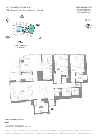 Seahaven SOBHA 3BR Dubai Properties from PREMIER HEIGHTS