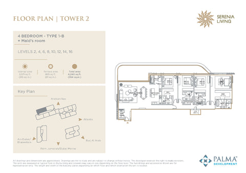 SERENIA Living 4BR by Premier Heights Real Estates in Dubai 