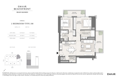 2BR Beach Mansion by EMAAR by Premier Heights Real Estates in Dubai 