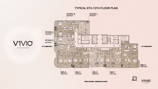 2BR V1VID Residence by Premier Heights Real Estates in Dubai 